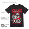 Red Thunder 4s DopeSkill T-shirt Real Lover Graphic