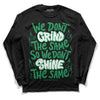 Jordan 1 Low Lucky Green DopeSkill Long Sleeve T-Shirt Grind Shine Graphic Streetwear - Black