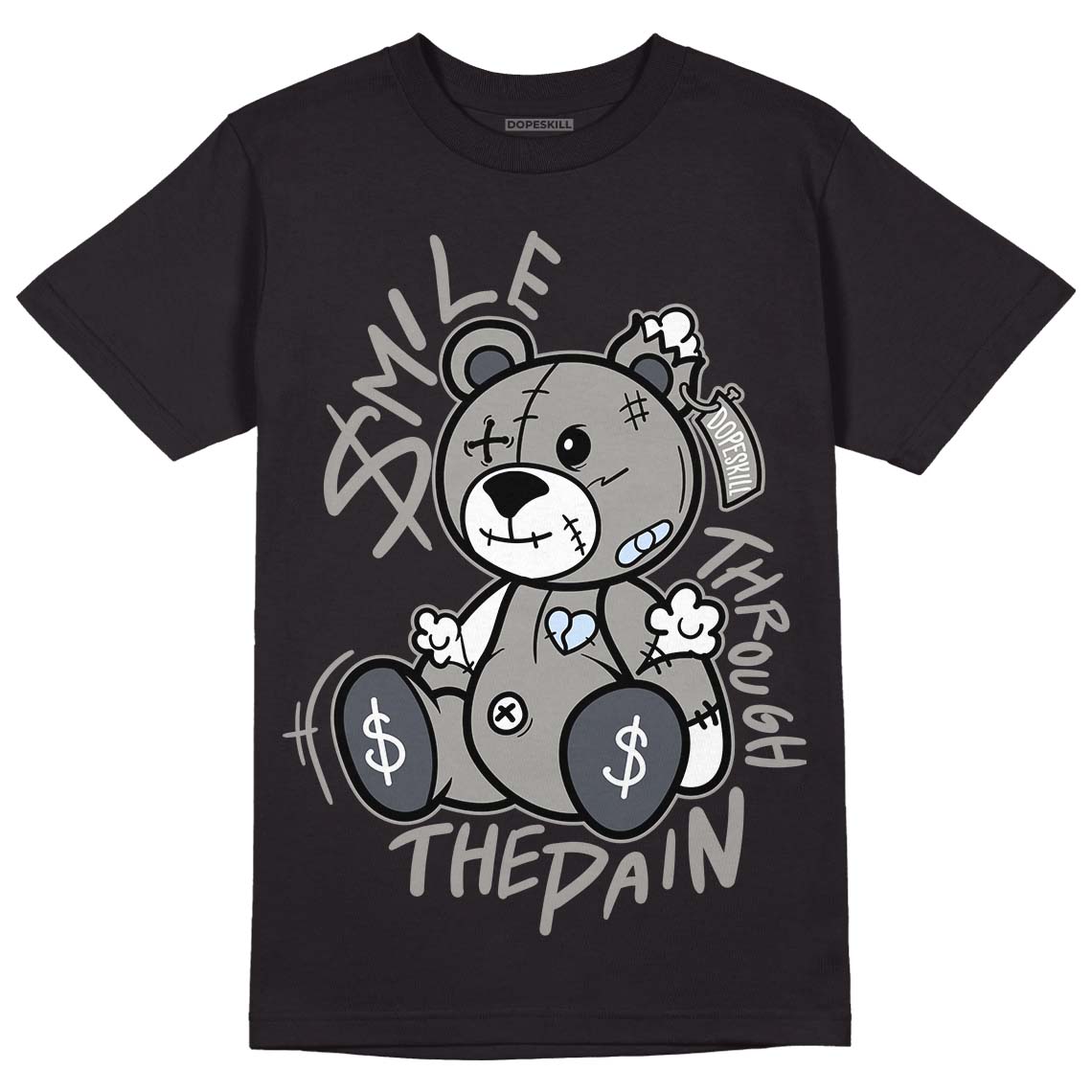 Jordan 6 Retro Cool Grey DopeSkill T-Shirt BEAN Graphic Streetwear - Black