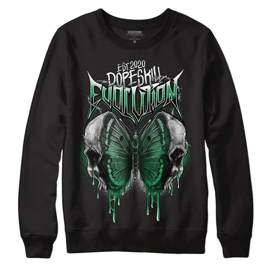 Jordan 3 WMNS “Lucky Green” DopeSkill Sweatshirt DopeSkill Evolution Graphic Streetwear - Black