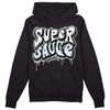 Black Metallic Chrome 6s DopeSkill Hoodie Sweatshirt Super Sauce Graphic - Black