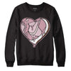 Dunk Low Teddy Bear Pink DopeSkill Sweatshirt Heart Jordan Graphic - Black 