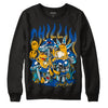 Dunk Blue Jay and University Gold DopeSkill Sweatshirt Chillin Graphic Streetwear - Black