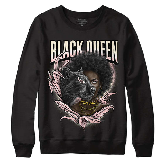 Jordan 1 High OG WMNS Washed Pink DopeSkill Sweatshirt New Black Queen Graphic Streetwear - Black