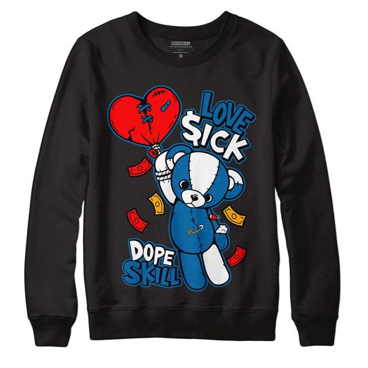 Messy Room 4S DopeSkill Sweatshirt Love Sick Graphic - Black