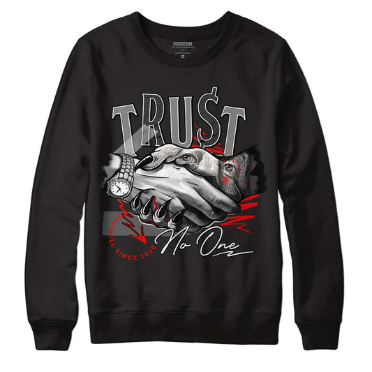 Jordan 5 Retro P51 Camo DopeSkill Sweatshirt Trust No One Graphic Streetwear - Black 
