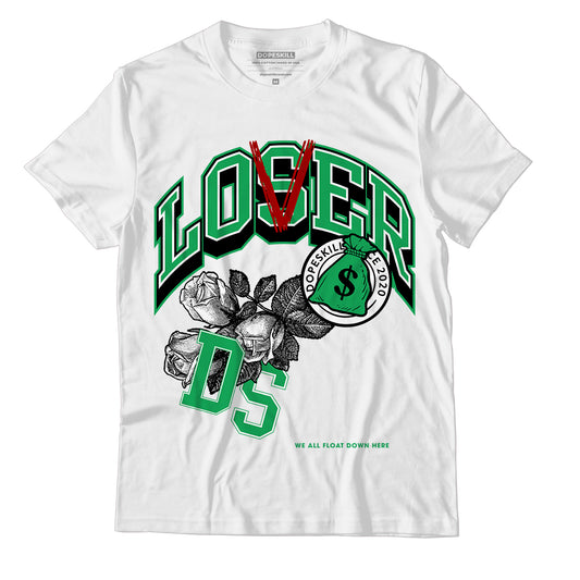 AJ 13 Lucky Green DopeSkill T-Shirt Loser Lover Graphic