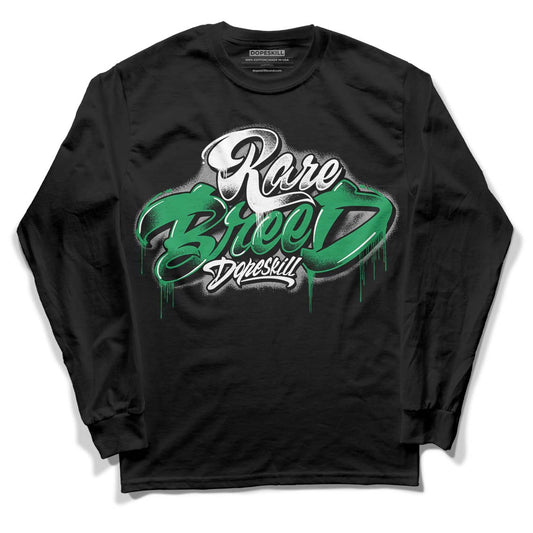 Jordan 3 WMNS “Lucky Green” DopeSkill Long Sleeve T-Shirt Rare Breed Type Graphic Streetwear - Black