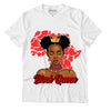 AJ 9 Chile Red DopeSkill T-Shirt Black Queen Graphic