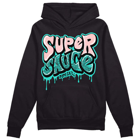 Green Snakeskin Dunk Low DopeSkill Hoodie Sweatshirt Super Sauce Graphic - Black