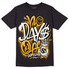 Goldenrod Dunk DopeSkill T-Shirt No Days Off Graphic - Black 