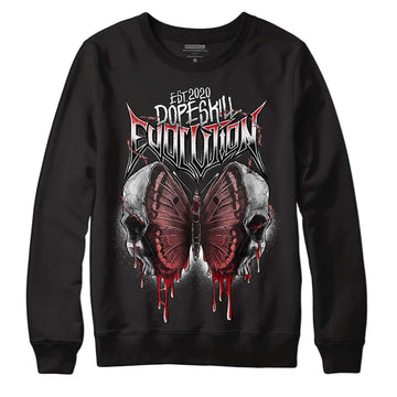 Jordan 13 Retro Playoffs DopeSkill Sweatshirt DopeSkill Evolution Graphic Streetwear - Black