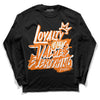 Wmns Dunk Low 'Magma Orange DopeSkill Long Sleeve T-Shirt LOVE Graphic Streetwear - Black