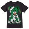 Nike SB x Jordan 4 “Pine Green” DopeSkill T-Shirt Hurt Bear Graphic Streetwear - Black