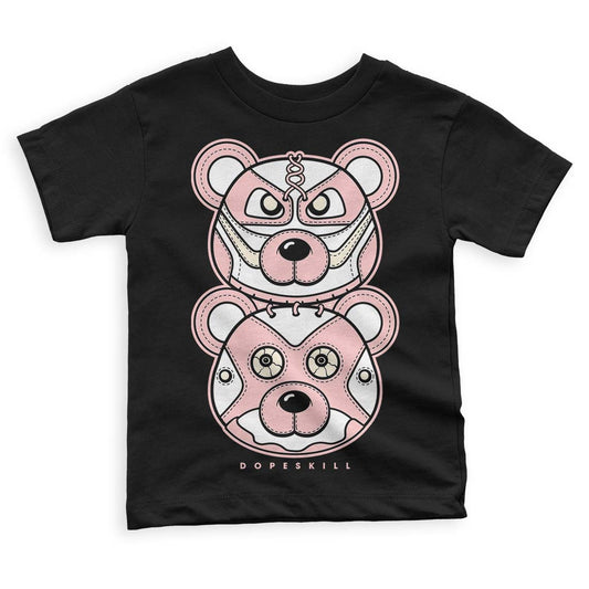 Jordan 1 High OG WMNS Washed Pink DopeSkill Toddler Kids T-shirt Leather Bear Graphic Streetwear - Black