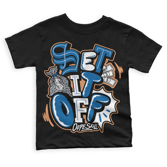Jordan 3 Retro Wizards DopeSkill Toddler Kids T-shirt Set It Off Graphic Streetwear - Black