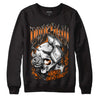 Orange Black White DopeSkill Sweatshirt Money On My Mind Graphic - Black