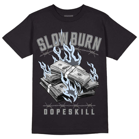 Jordan 6 Retro Cool Grey DopeSkill T-Shirt Slow Burn Graphic Streetwear - Black