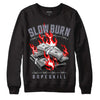 Jordan 13 Retro 'Black Flint' DopeSkill Sweatshirt Slow Burn Graphic Streetwear - Black