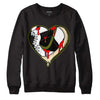 Travis Scott x Jordan 1 Low OG “Olive” DopeSkill Sweatshirt Heart Jordan 1 Graphic Streetwear - Black