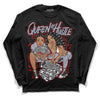 Jordan 13 Retro 'Black Flint' DopeSkill Long Sleeve T-Shirt Queen Of Hustle Graphic Streetwear - Black