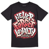 Atmosphere 6s Low DopeSkill T-Shirt Never Forget Loyalty Graphic - Black