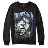 Jordan 5 Retro University Blue DopeSkill Sweatshirt Money On My Mind Graphic Streetwear - Black 