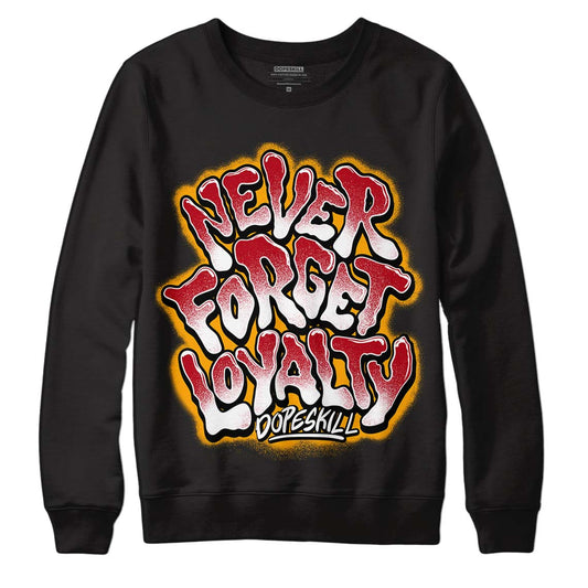 Cardinal 7s DopeSkill Sweatshirt Never Forget Loyalty Graphic - Black 