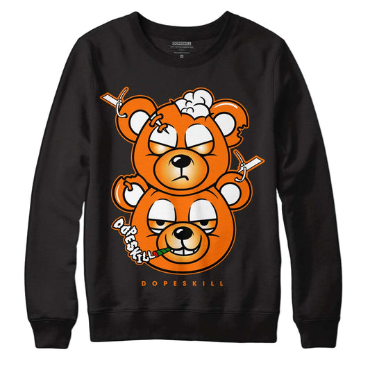 Wmns Dunk Low 'Magma Orange DopeSkill Sweatshirt New Double Bear Graphic Streetwear - Black