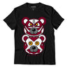 AJ 3 Cardinal Red DopeSkill T-Shirt Leather Bear Graphic