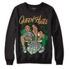 Nike SB x Jordan 4 “Pine Green” DopeSkill Sweatshirt Queen Of Hustle Graphic Streetwear - Black