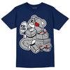 Midnight Navy 4s DopeSkill Midnight Navy T-shirt Bear Steals Sneaker Graphic