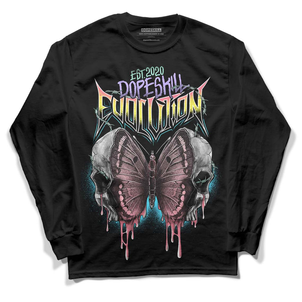 Candy Easter Dunk Low DopeSkill Long Sleeve T-Shirt DopeSkill Evolution Graphic - Black
