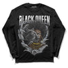 Jordan 6 Retro Cool Grey DopeSkill Long Sleeve T-Shirt New Black Queen Graphic Streetwear - Black 