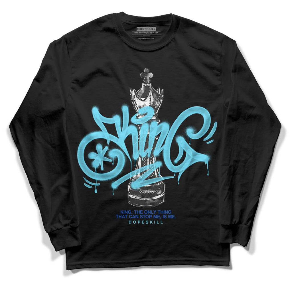 Dunk Low Argon DopeSkill Long Sleeve T-Shirt King Chess Graphic Streetwear - Black
