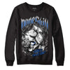 True Blue 1s DopeSkill Sweatshirt Money On My Mind Graphic - Black