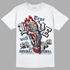 Midnight Navy 4s DopeSkill T-Shirt True Love Will Kill You Graphic - White