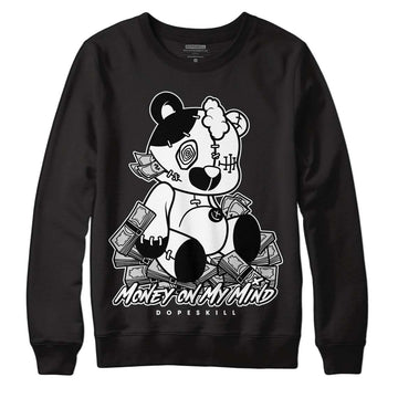 Jordan 1 High 85 Black White DopeSkill Sweatshirt MOMM Bear Graphic Streetwear  - Black 