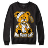 Black Taxi 12s DopeSkill Sweatshirt Hurt Bear Graphic - Black 