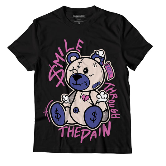 Jordan 7 SE Sapphire DopeSkill T-Shirt BEAN Graphic - Black 