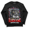 Fruity Pebbles Dunks DopeSkill Long Sleeve T-Shirt Black King Graphic - Black