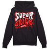 Cherry 11s DopeSkill Hoodie Sweatshirt Super Sauce Graphic - Black