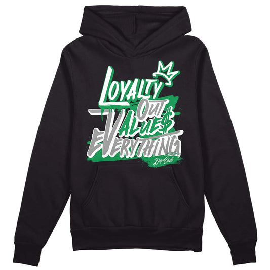 Jordan 3 WMNS “Lucky Green” DopeSkill Hoodie Sweatshirt LOVE Graphic Streetwear - Black
