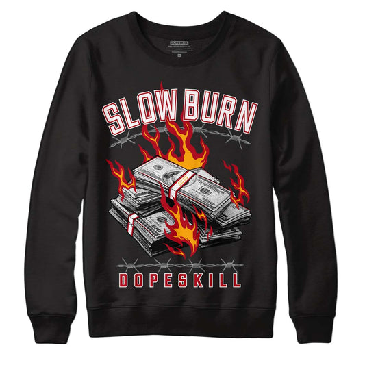 Cardinal 7s DopeSkill Sweatshirt Slow Burn Graphic - Black 