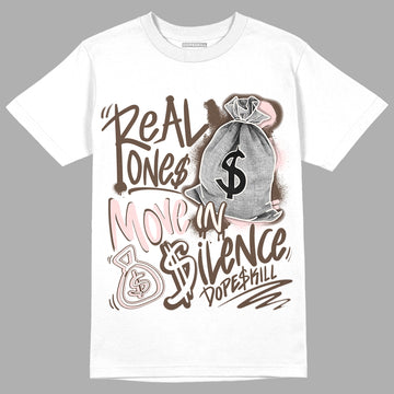 Jordan 3 Neapolitan DopeSkill T-Shirt Real Ones Move In Silence Graphic