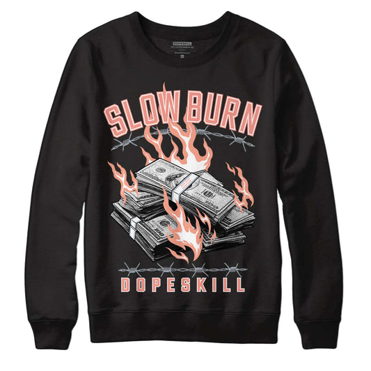 DJ Khaled x Jordan 5 Retro ‘Crimson Bliss’ DopeSkill Sweatshirt Slow Burn Graphic Streetwear  - Black 