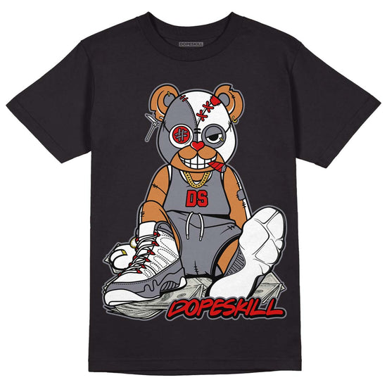 Fire Red 9s DopeSkill T-Shirt Greatest Graphic - Black 