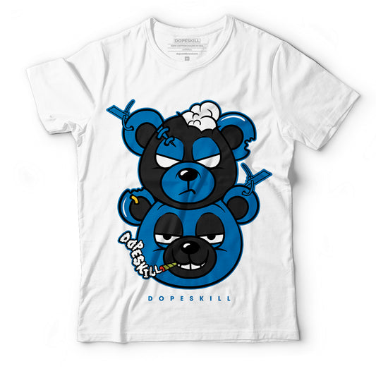 AJ 1 Dark Marina Blue DopeSkill T-Shirt New Double Bear Graphic