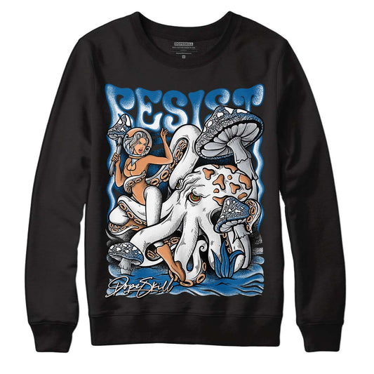 Jordan 3 Retro Wizards DopeSkill Sweatshirt Resist Graphic Streetwear - Black