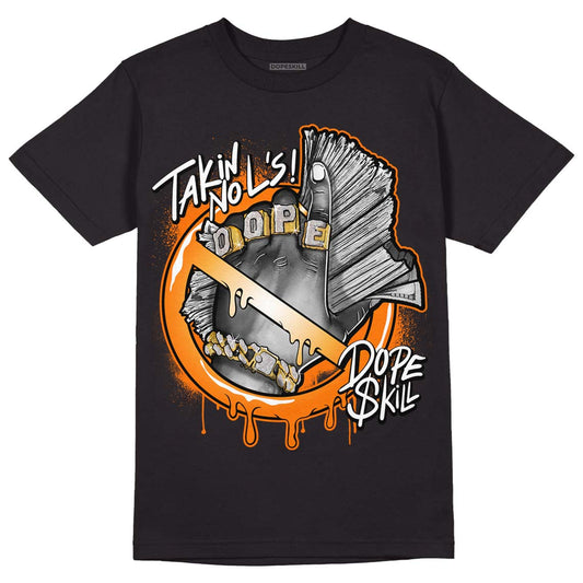 Wmns Dunk Low 'Magma Orange DopeSkill T-Shirt Takin No L's Graphic Streetwear - Black